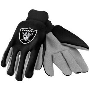 Foco Raiders Black and Gray Utility Gloves